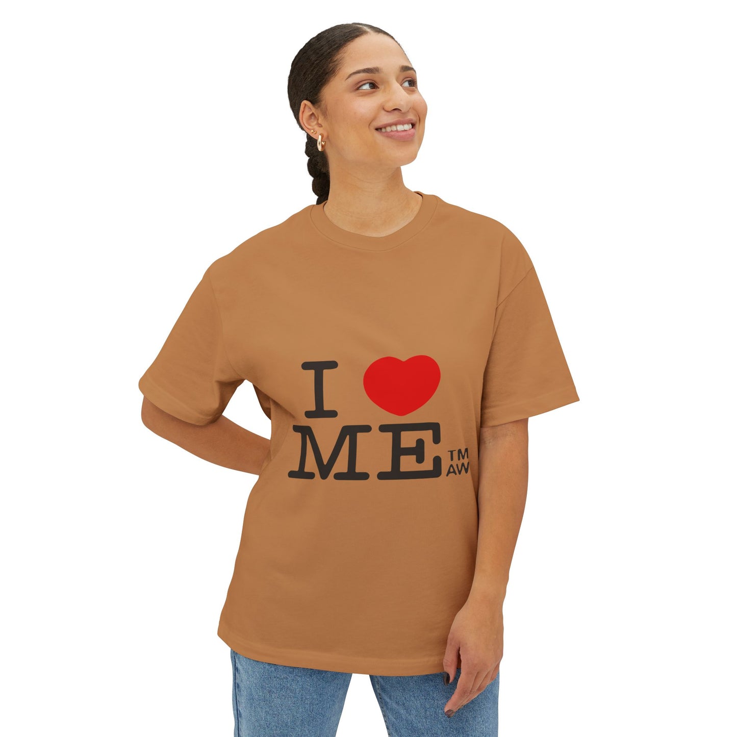 Clean Block Unisex Oversized Boxy Tee - snazzymerch