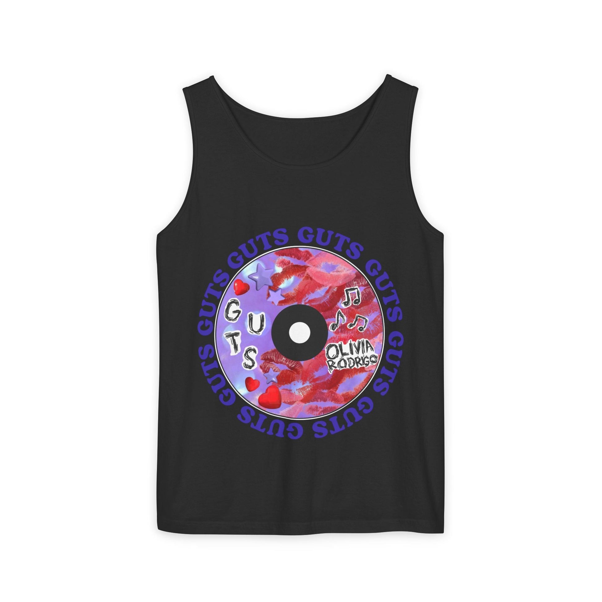 Guts Album Art CD-Dyed Tank Top Printify