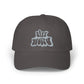 Retro Pink “Stay Weird” Typography Classic Dad Cap - snazzymerch