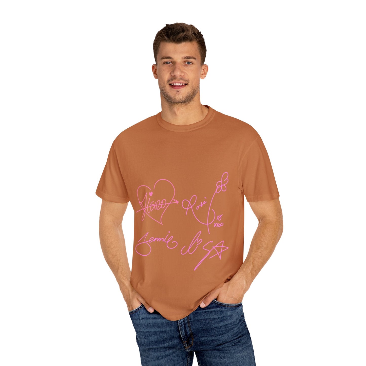 Signature Autograph – Dyed T-shirt Printify