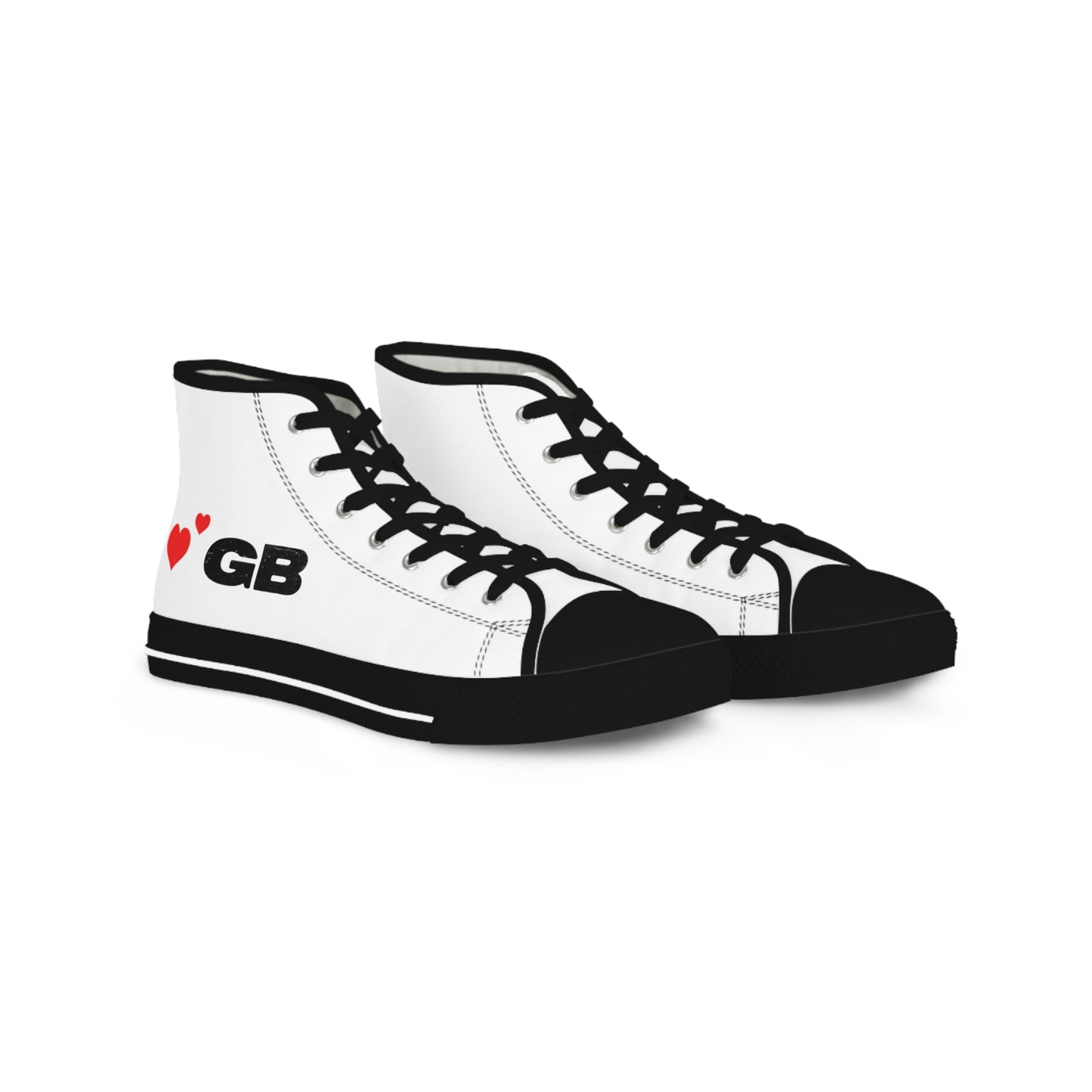 Heart Beats Louder High Top Sneakers - snazzymerch