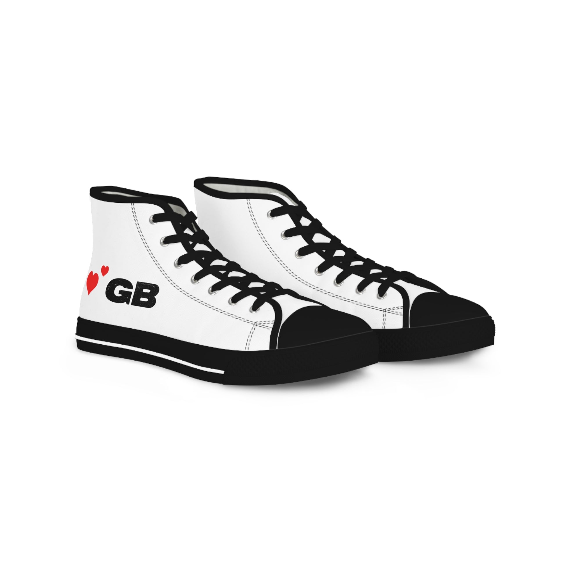 Heart Beats Louder High Top Sneakers - snazzymerch