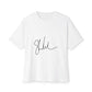 Outline Echo Unisex Oversized Boxy Tee Printify