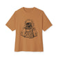 Outline Face Design Unisex Oversized Boxy Tee - snazzymerch