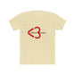 Minimal Heart Symbol Unisex Cotton Tee - snazzymerch