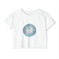 Midnight Vinyl Vibes Women's Festival Crop Top - snazzymerch