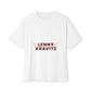 Fire Aura Grid Unisex Oversized Boxy tee Printify
