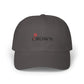 Abstract Red Flag Typography Classic Dad Cap - snazzymerch