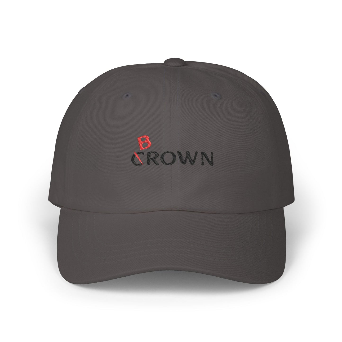 Abstract Red Flag Typography Classic Dad Cap - snazzymerch