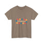 Retro Floral Groove Unisex Heavy cotton tee Printify