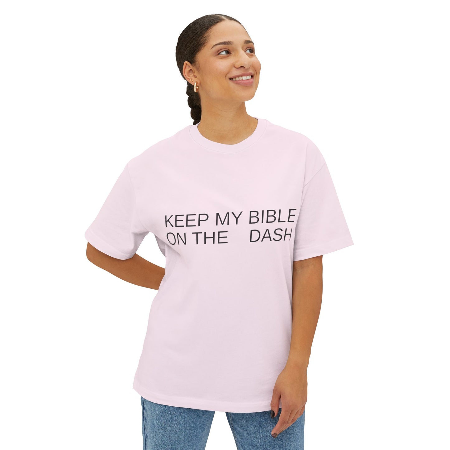 Faith-Inspired Country Unisex Oversized Boxy Tee - snazzymerch