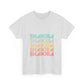 Retro Pop Lines Unisex Heavy cotton tee Printify