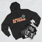 Smiley Army Vibe Three-Panel Fleece Hoodie - snazzymerch