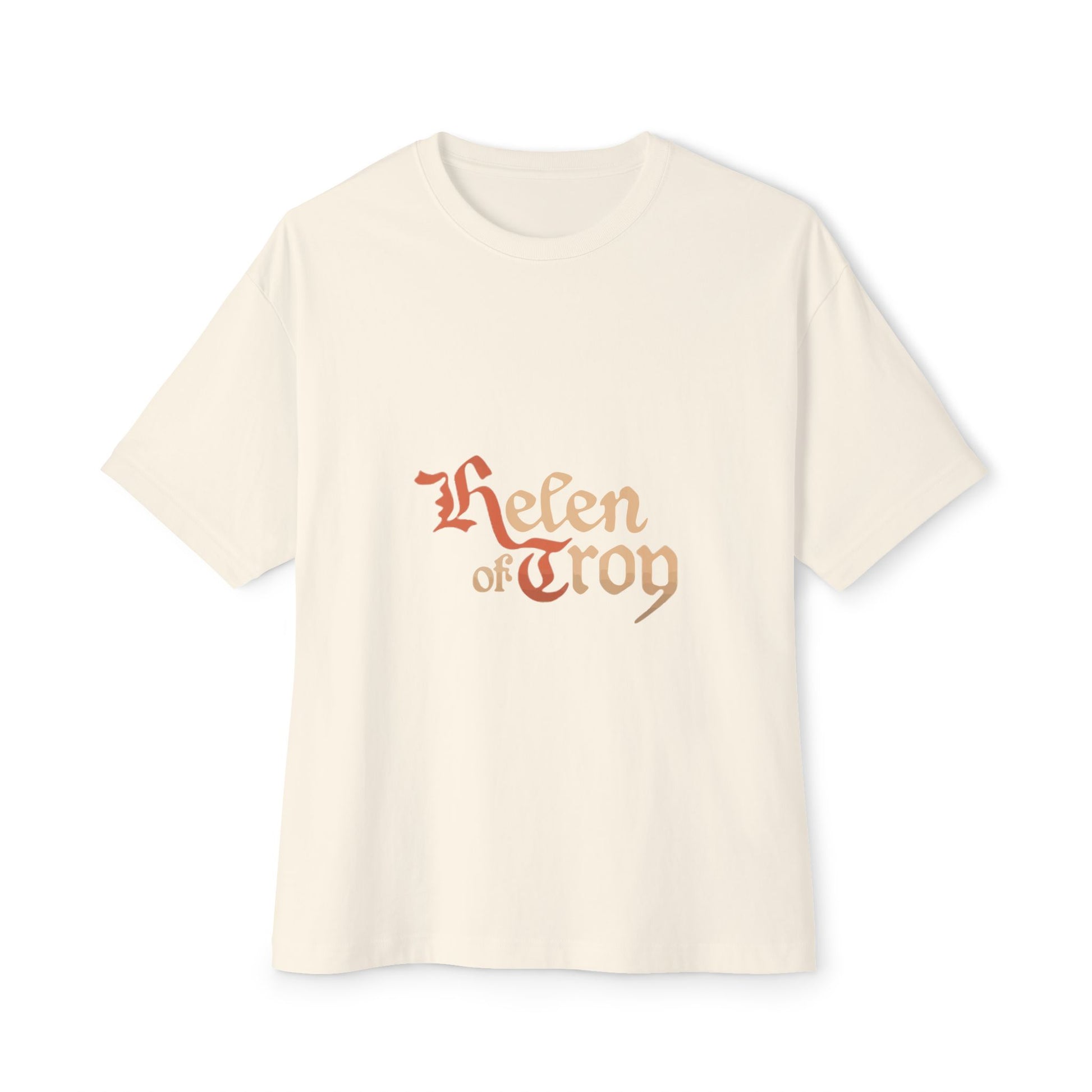 Trojan Spirit Unisex Oversized Boxy Tee - snazzymerch