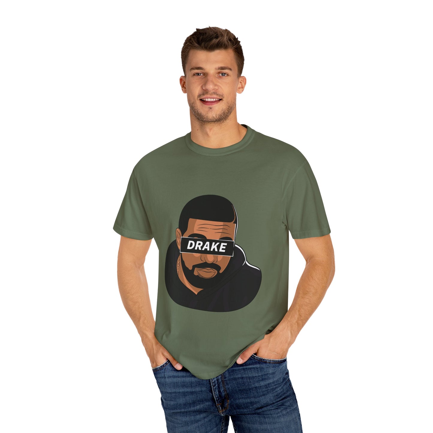 DRA-KE Vision Block Dyed Tshirt Printify