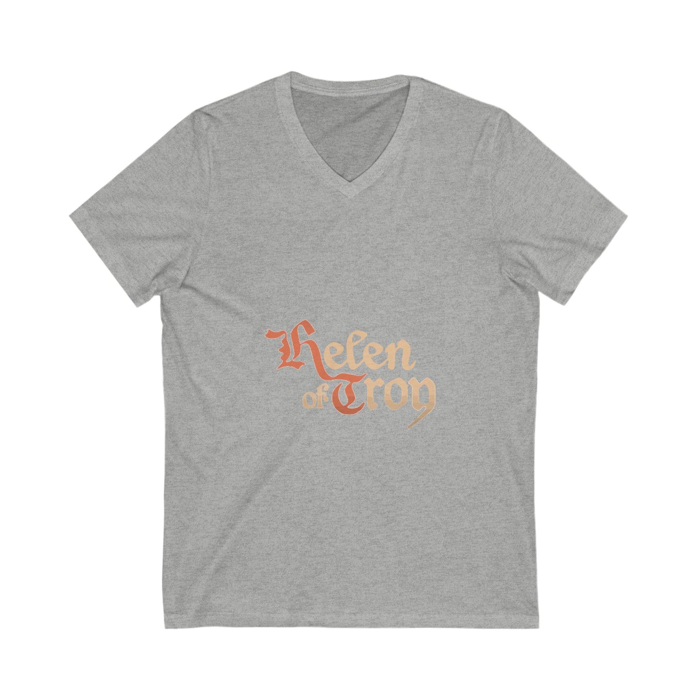 Trojan Spirit Unisex Jersey Short Sleeve V-Neck Tee - snazzymerch