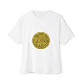 Ocean Wave Unisex Oversized Boxy Tee - snazzymerch