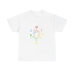 Minimalist Divide Symbol with Brush Unisex Heavy Cotton Tee Printify