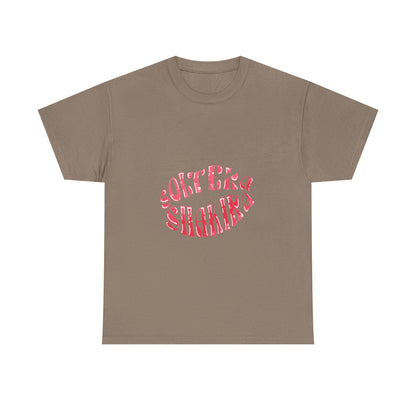 Solo Vibes Lips Unisex Heavy cotton tee Printify