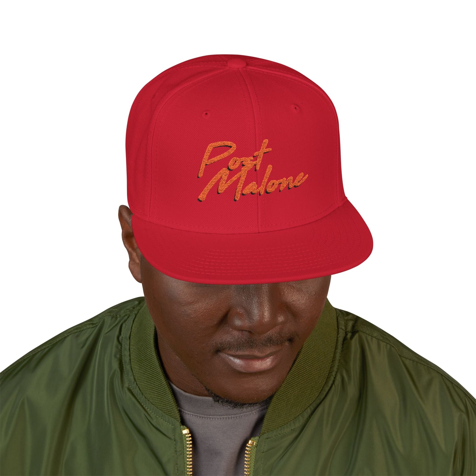 Snapback (Embroidery) – Post Melone Name Design Printify