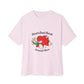 Abstract Guitar Sketch Oversized Boxy Tee Printify