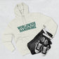 Global Handsome Typography Three-Panel Fleece Hoodie - snazzymerch