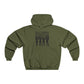 Retro Block Letter Men's NUBLEND® Hooded Sweatshirt - snazzymerch