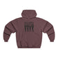 Retro Block Letter Men's NUBLEND® Hooded Sweatshirt - snazzymerch