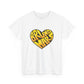 Loud Love Retro Heart Unisex Heavy cotton Tee Printify