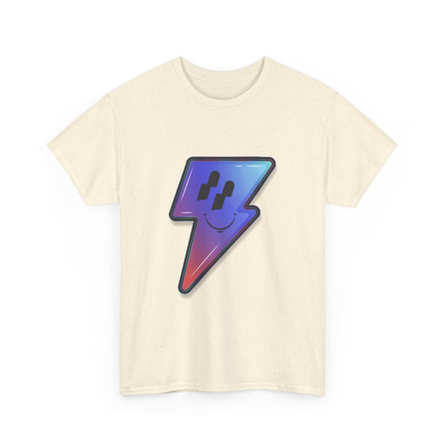 Smiley Charge Pop Unisex Heavy cotton tee Printify