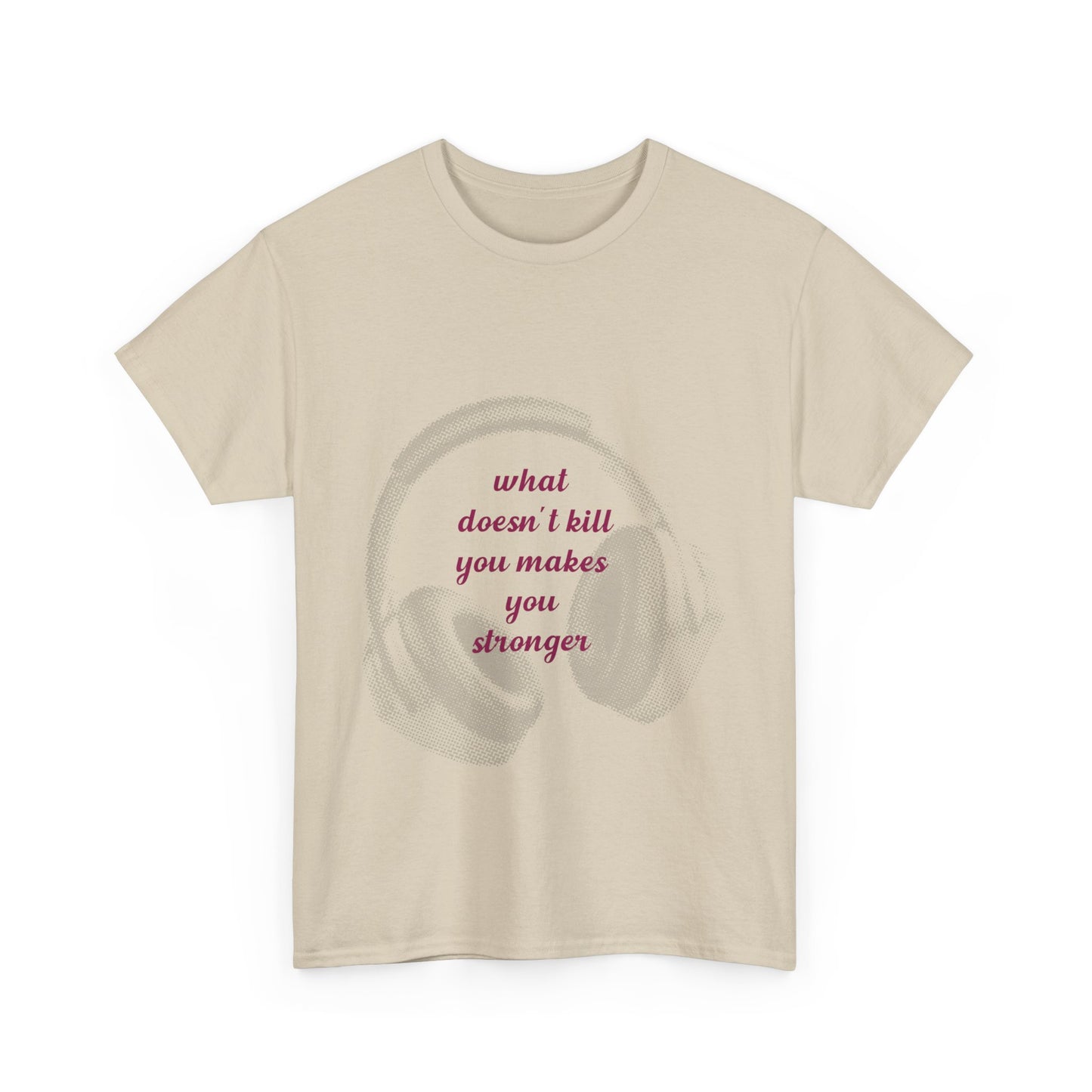 Stronger Soundwaves Unisex Heavy cotton tee Printify