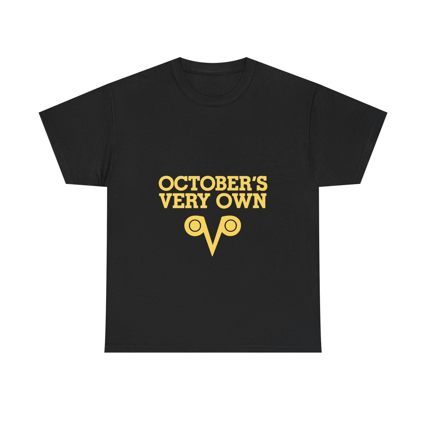 October’s Very Own Bold Logo Heavy Cotton Tee Printify