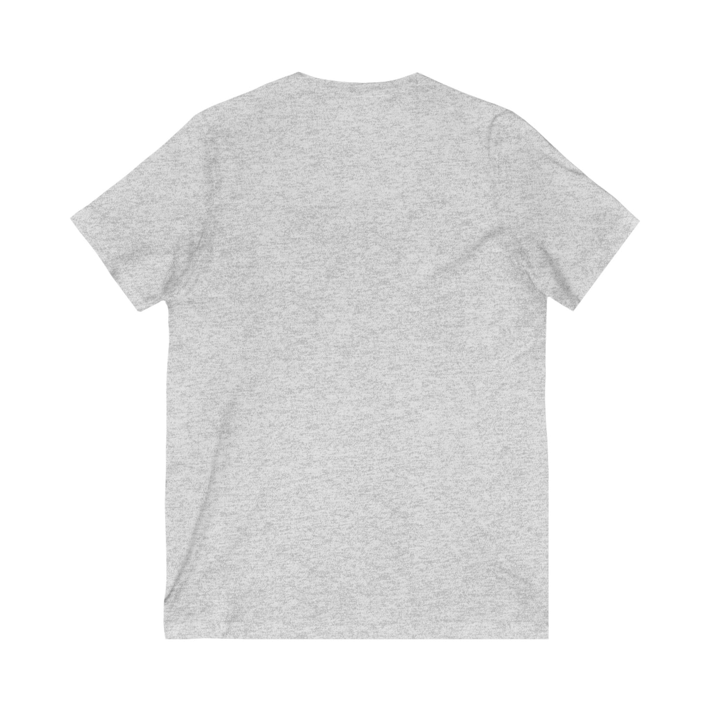 Electric Guitar Silhouette Unisex Jersey Short Sleeve V-Neck Tee - snazzymerch