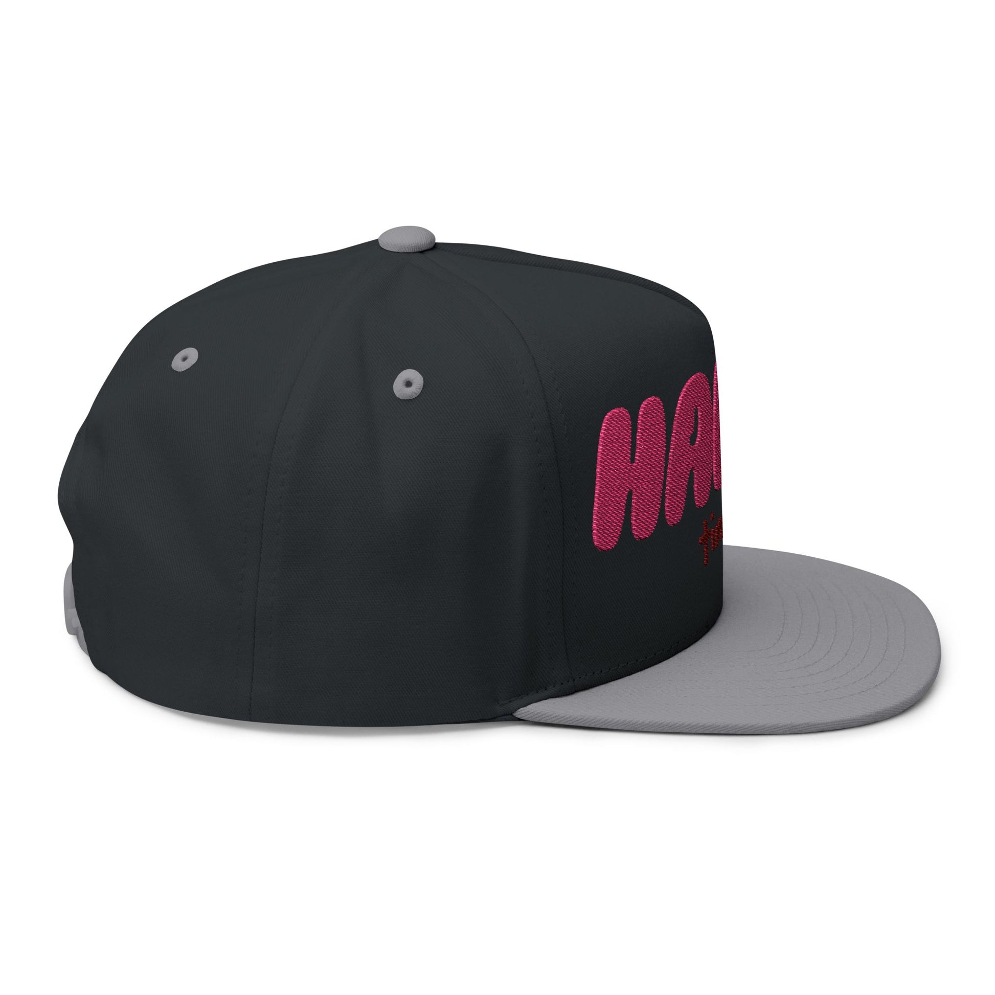 Happy Times Gradient Flat Bill Cap (Embroidery) - snazzymerch