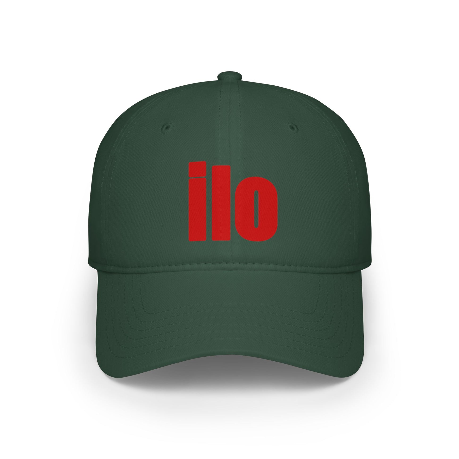 Billie Eilish Inspired Baseball Cap – Bold Red Block Edition Printify