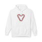 Candy Cane Heart Christmas Hoodie – Holiday Edition Printify
