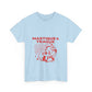 Fierce Femme in Red Unisex Heavy cotton tee Printify
