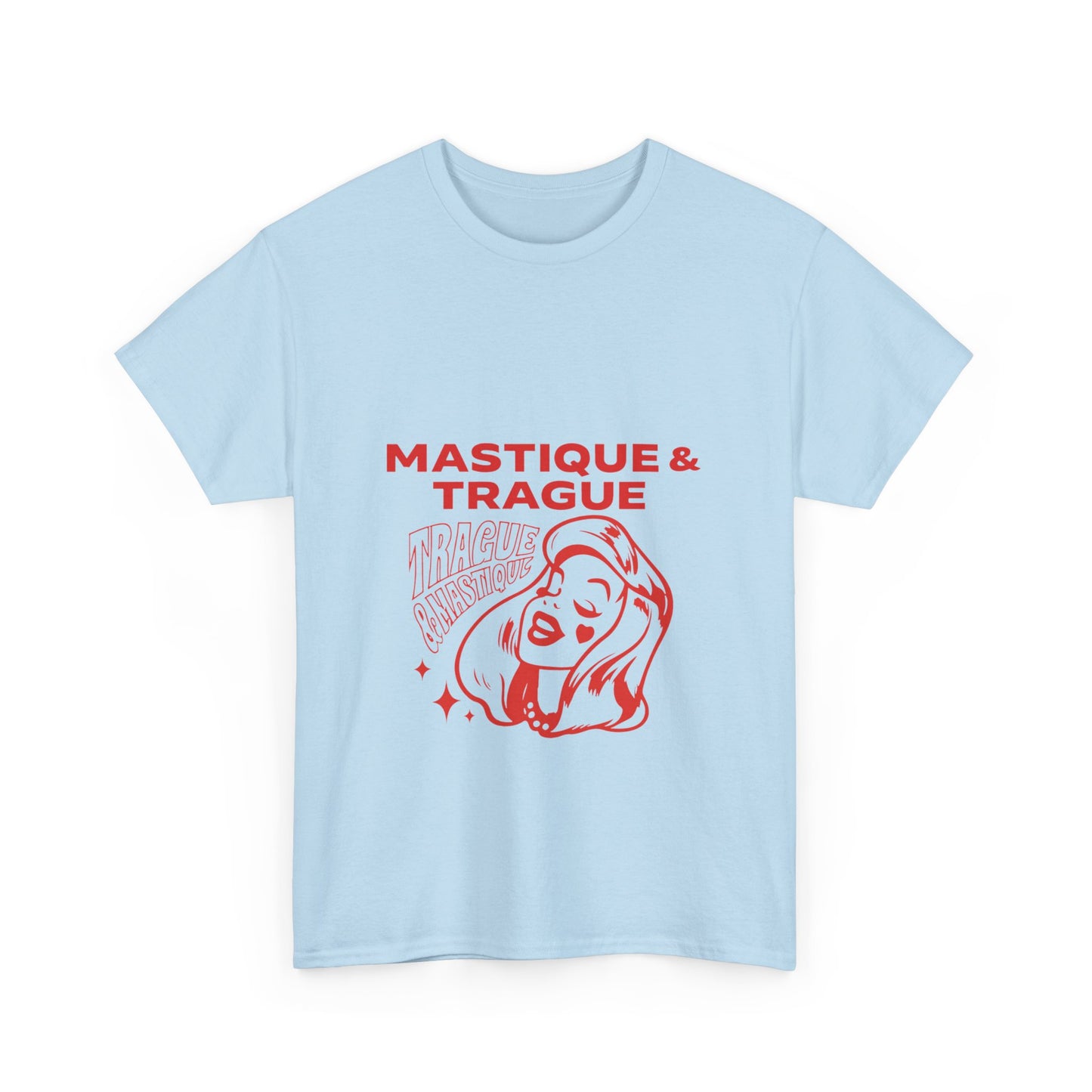 Fierce Femme in Red Unisex Heavy cotton tee Printify