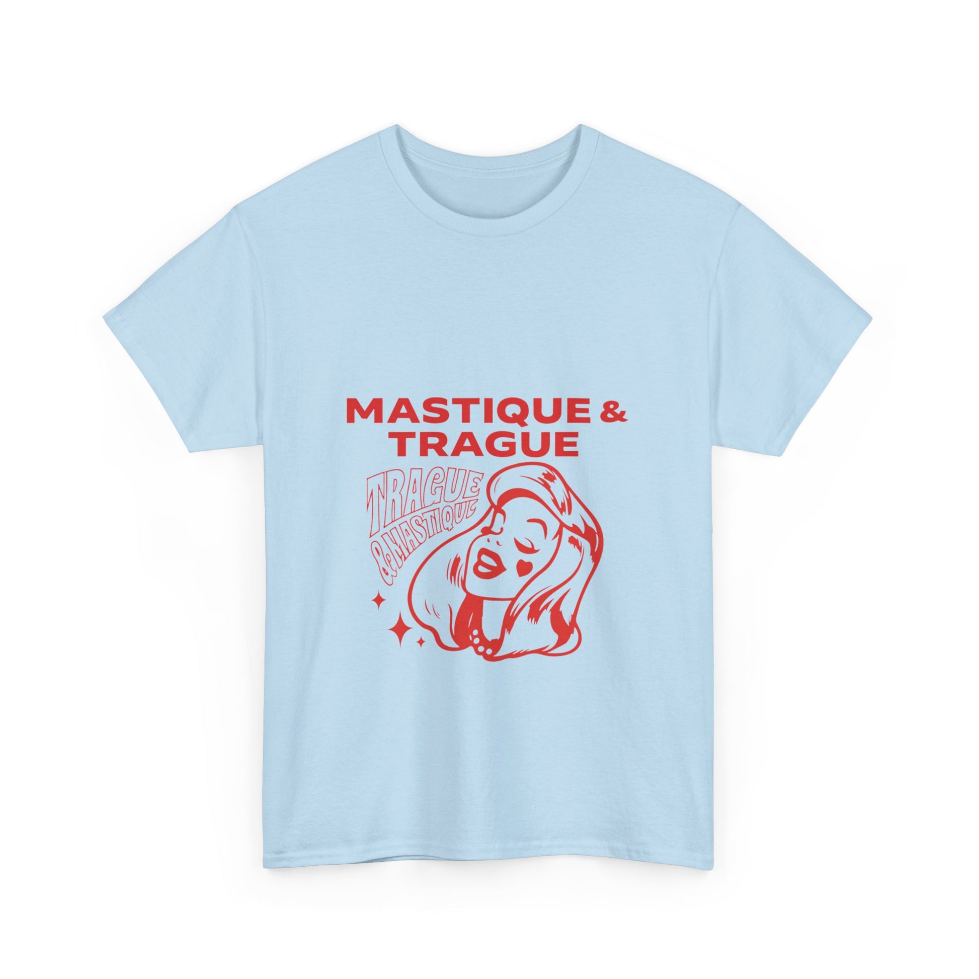Fierce Femme in Red Unisex Heavy cotton tee Printify