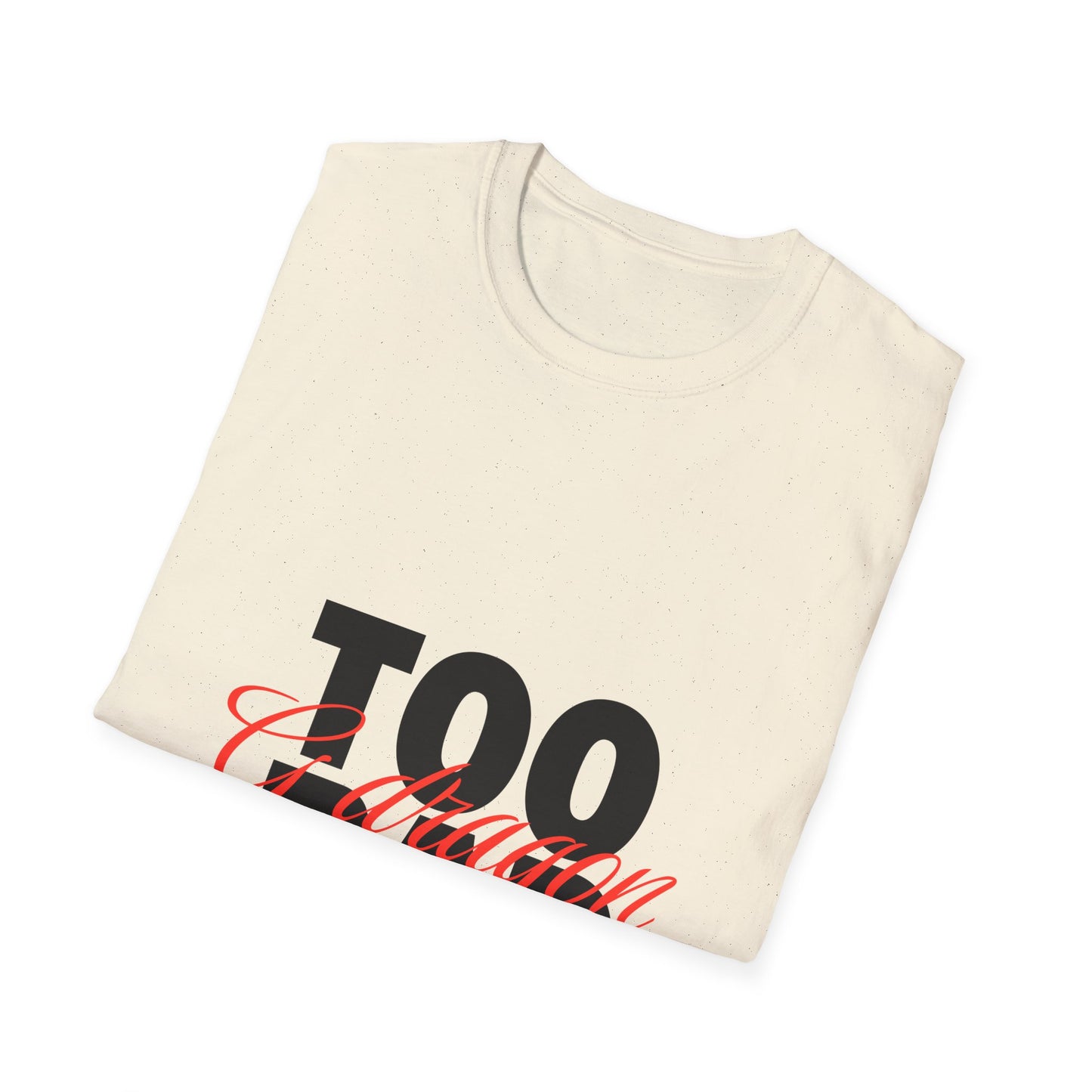 Signature Flame Script Unisex Softstyle Tee - snazzymerch