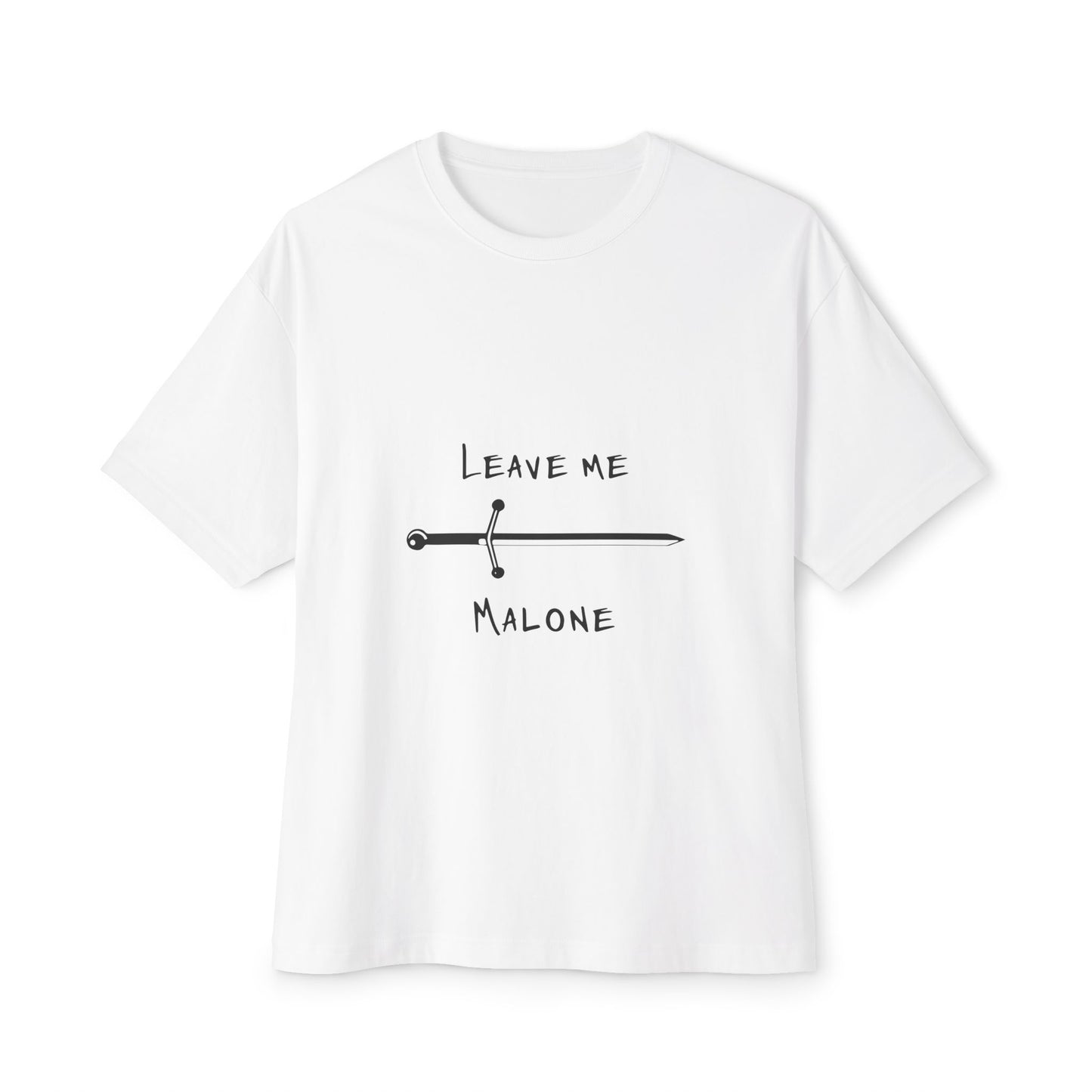 Yellow Outline Graffiti Unisex Oversized Boxy Tee Printify