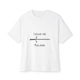 Yellow Outline Graffiti Unisex Oversized Boxy Tee Printify