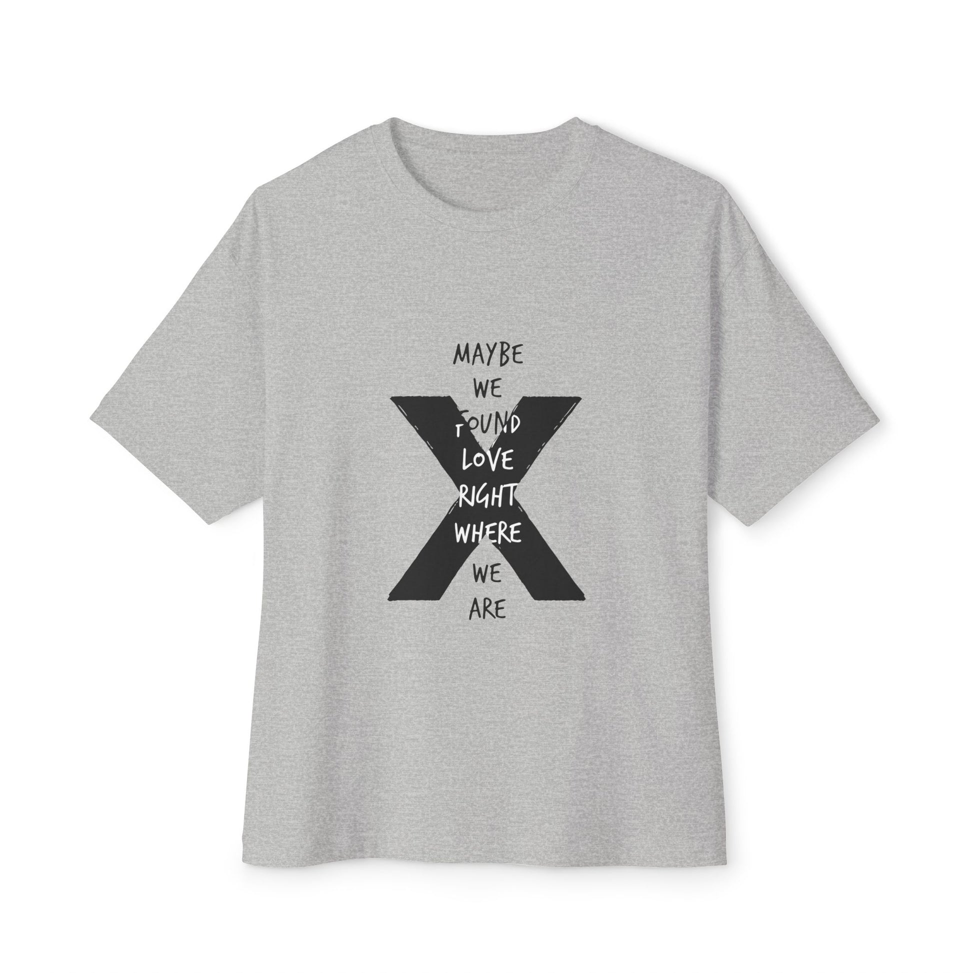 Abstract Paw and Brush Stroke Oversized Boxy Tee Printify