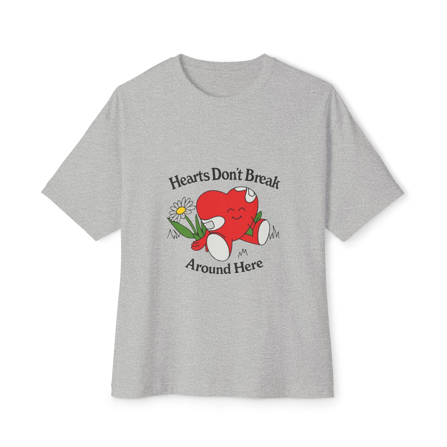 Abstract Guitar Sketch Oversized Boxy Tee Printify
