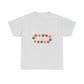Retro Floral Groove Unisex Heavy cotton tee Printify