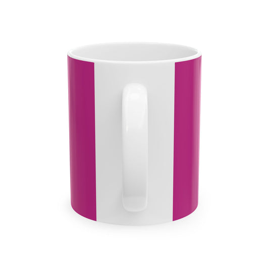 Bold Lettering Ceramic Mug, (11oz, 15oz) - snazzymerch