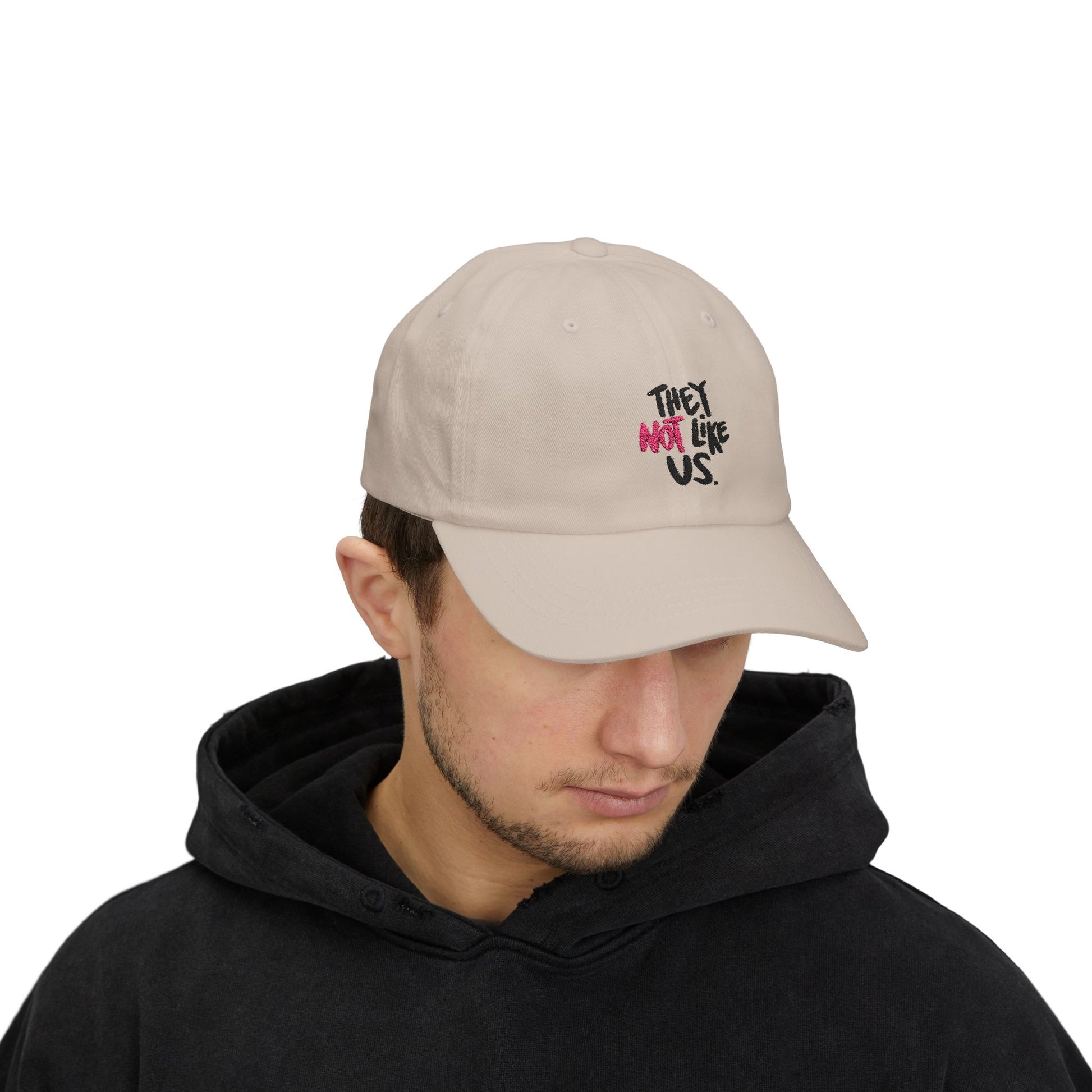 Bold “NOT” Statement Classic Dad cap - snazzymerch