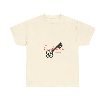 Cursive Spell “Houdini” Unisex Heavy Cotton Tee - snazzymerch