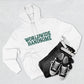 Global Handsome Typography Three-Panel Fleece Hoodie - snazzymerch