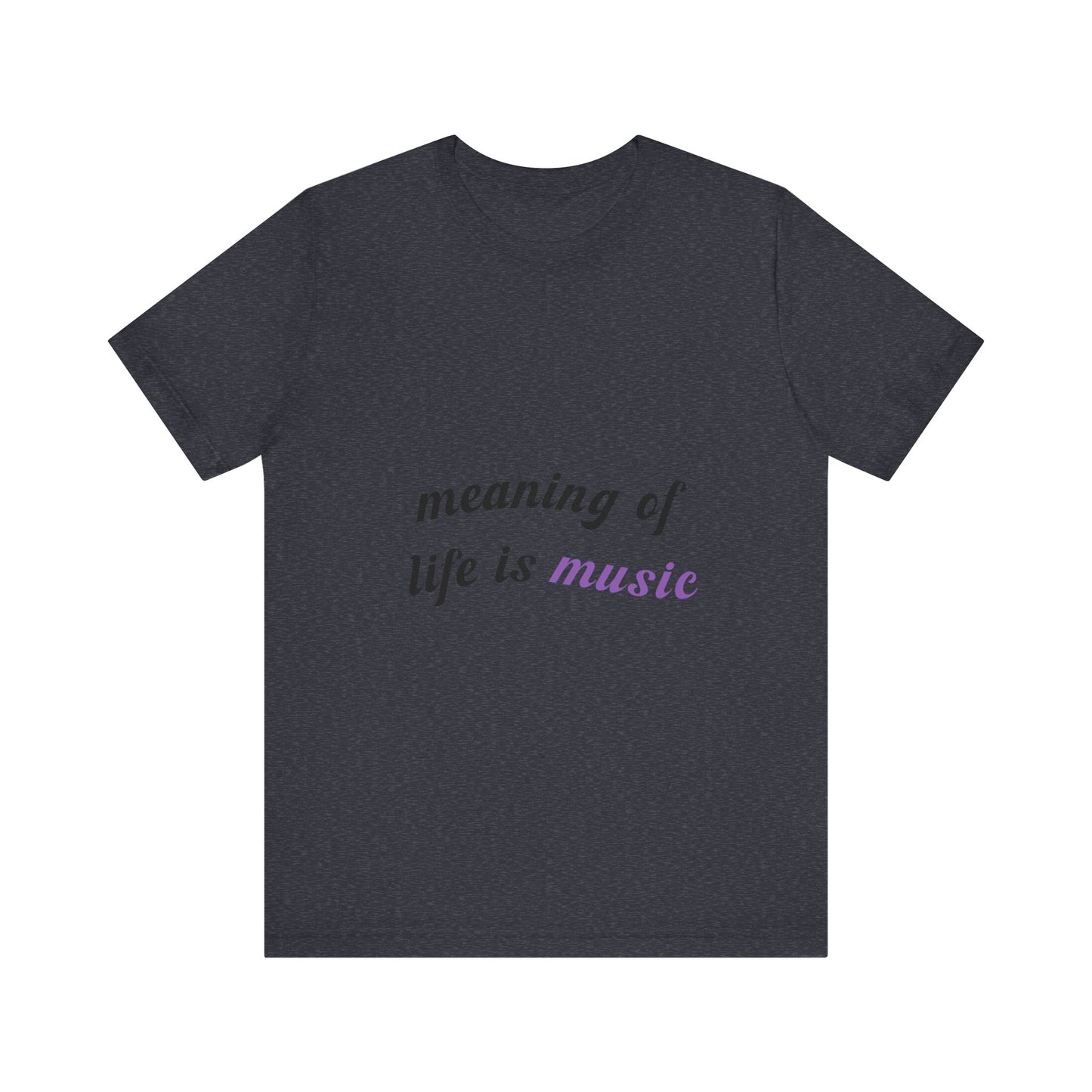 Feel the Music Vibe Unisex Jersey short sleeve tee Printify